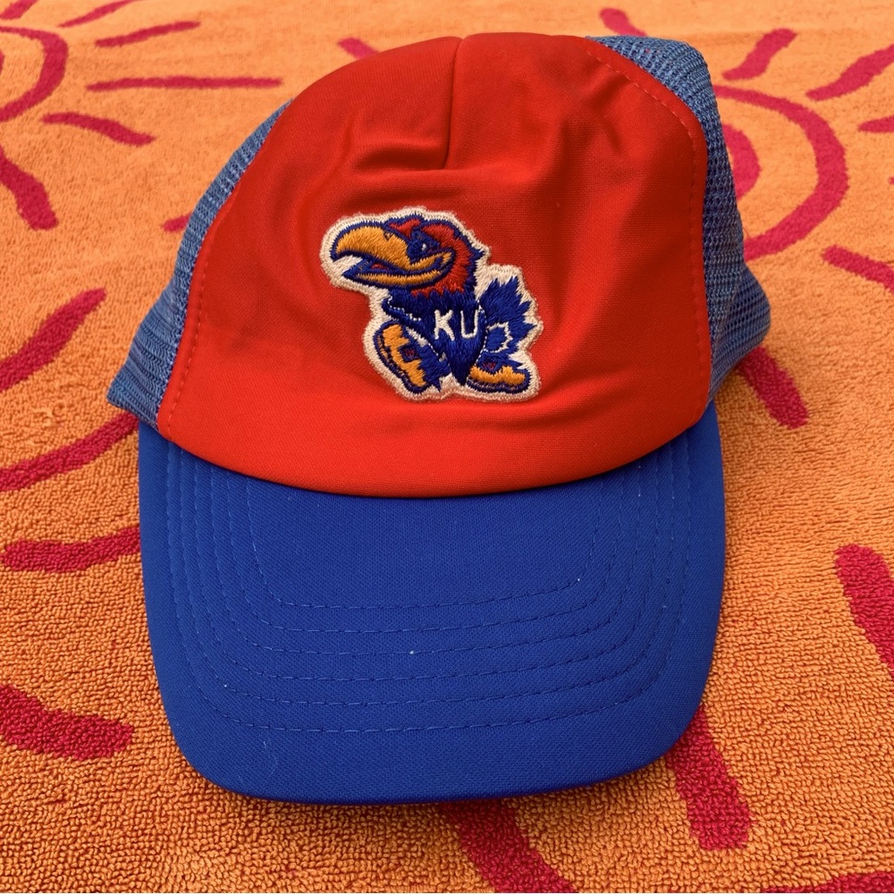 Vintage Kansas City Jayhawks VU Hat U.U.I. Oficially Licensed Collegiate Product